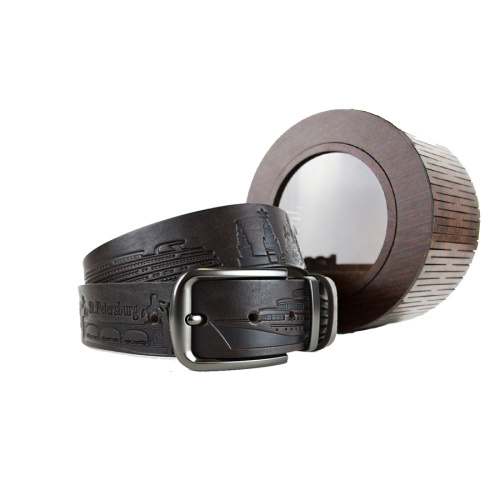 Ремень WILD BEAR RM-049f Dark-Brown Premium